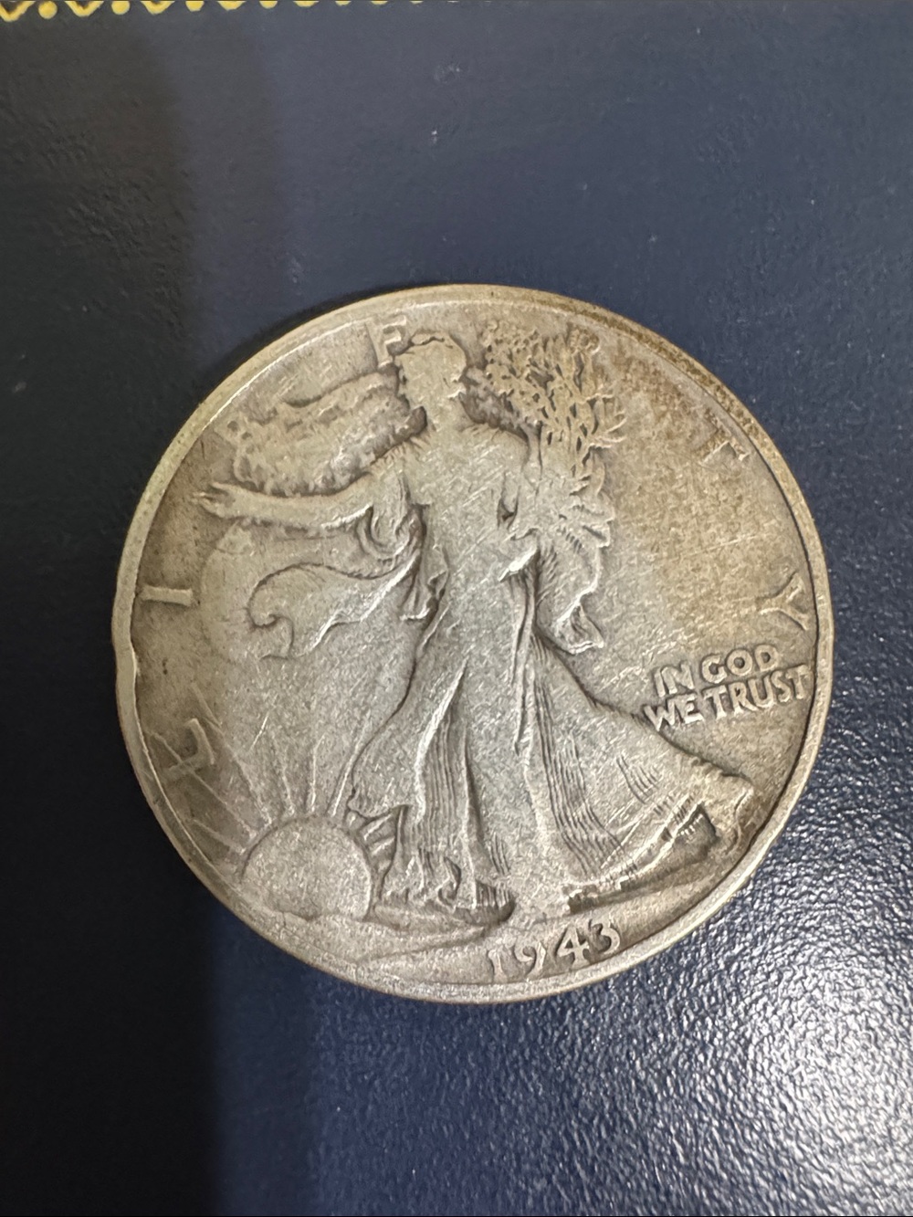 1943 Walking Liberty Half Dollar Silver Coin